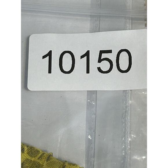 Muse Anthropologie Kick‎ Butt Dress Womens 4 Yellow Textured Short Ruffles - Picture 8 of 8